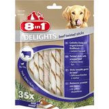 8in1 8ın1 Delights Burgu Çubuk Köpek Ödül Kemiği Sığır Etli (35LI) 190GR