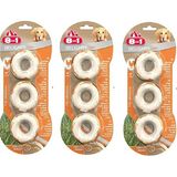 8in1 Delight Bones 3'lü Rings Tavuklu Köpek Ödülü X 3 Adet