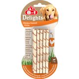 8in1 Delights Burgu Çubuk Köpek Ödül Kemiği Tavuklu 55 gr