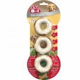 8in1 Delights Rings Köpekler İçin Ağız Bakım Kemiği Halka 3 Adet