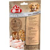 8in1 Meaty Treats 50 gr Dondurularak Kurutulmuş Tavuk Köpek Ödülü