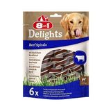 8in1 Smart Delights Chicken Spirals Biftekli Burgu Köpek Ödülü 6'lı - 1 Adet - Renkli