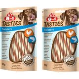 8in1 Tasties Twisters Tavuk Ve Balıklı 2x85 gr Köpek Ödülü