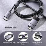 8K 60Hz Displayport 1.4 To Hdmı 2.1 Örgülü Kablo, 1M, 80395