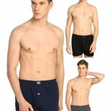 8'li Erkek Penye Havlu Bel Boxer Siyah, Lacivert Ve Füme Abani Classic