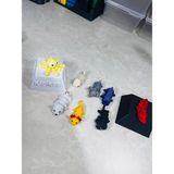 8'li Figür Oyuncak - Bücürler - Iskelet - Hareketli - Çok Renkli