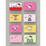 8Li Hello Kitty Set Cipli Veya Cipsiz Kart, Kredi Karti, Akbil Kaplama Stickeri