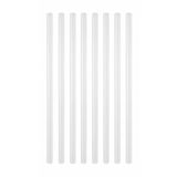 8’li İnce Silikon Çubuk 7,4 mm x 30 cm Sıcak Silikon Tabancası Uyumlu Şeffaf Mum Silikon Hobi ve Tamir İçin