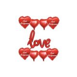 8'li Love Set Folyo Balon