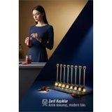 8'Li Lüks Gold Zamak Ölçü Ve Baharat Kaşığı Seti - Özel Tasarım 722902