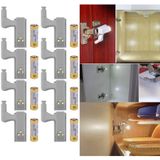 8li Otomatik Dolap Lambası Mutfak Banyo Gardırop Çekmece İçi Aydınlatma Menteşe Lambası