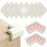 (8'li Paket) Çocuklar için Köşe Koruyucuları, Yükseltilmiş Köpük Yumuşak Köşe Koruyucuları Bebek Güvenliği Mobilya Masa Keskin Köşe Koruması, Doğrudan Kullanım için Önceden Bantlanmış