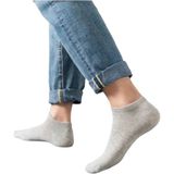 8'li Paket Sneakers Patik Çorap - Gri - 36 - 44