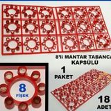8'li Pat Pat Mantar Tabanca Kapsülü 18'lik Paket