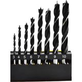 8'li Set Ahşap Delme Matkap Ucu Ağaç Sunta Kartonpiyer Delme 3 4 5 6 7 8 9 10 mm Çap - Acı Kahverengi