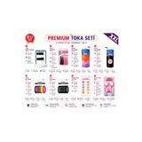 8'li Set Çok Renkli Premium XXL Kız Çocuk Karma Saç Tokası Seti Yıldız Klips ve Kedi Figürlü. asel ss7