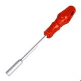 8mm Lokma Tornavida, Kırmızı Saplı, Çelik Gövde, Profesyonel El Aleti