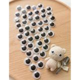 8Mm Oynar Göz - Hobi, Amigurumi Ve El Sanatları İçin - 50 Adet