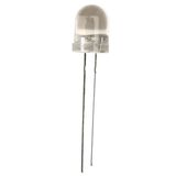 8mm Turuncu Şeffaf LED - 50 Adet