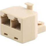 8P8c Jack- 2X8p8c Jack 2Li Rj45 Telefon Jackı Çoklayıcı Jk8464