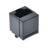 8p8c Plastik Dikey Tip Rj45 Soket Ethernet Bağlantı Soketi 8 Pin Pcb Montaj 180 Derece Dıp 1 Port