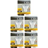 8W (50W) 3000K Sarı Işık GU10 Duylu LED Spot Ampul, 5 Adet - Altın
