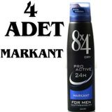8x4 Markant Pudralı Erkek Sprey Deodorant 4 x 150 ML
