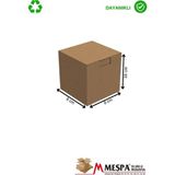 8X8X16 cm Beyaz Karton Kutu – Küçük Boy E-Ticaret ve Paketleme Kutusu - 150 Adet - Kahverengi