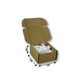 8X8X4CM Kilitli Dayanıklı E-Ticaret Karton Kargo Kutusu - 1000 Adet