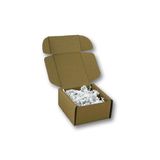8X8X4CM Kilitli Dayanıklı E-Ticaret Karton Kargo Kutusu - 50 Adet