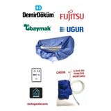 9-12-18 Binlik Klima Temizleme Kiti+ Branda+Hortum+Fırça+Eldiven+1 Lt İlaç