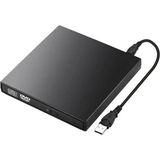 9.5mm Harici DVD Rw Kutusu - Sata DVD Sürücü USB Dönüştürücü Kutu (Boş Kasa – Ön Kapak Dahil) - Siyah