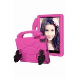 9.7 inç 5/6 Nesil iPad Uyumlu iPad Uyumlu Standlı Eğlenceli Yumuşak Like Tablet Kılıfı Pembe