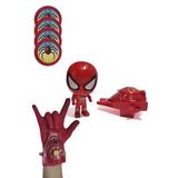 9 cm Spiderman Pop Figür Taso Atan Eldiven Spiderman Figür Set Pop Örümcek Adam Taso Eldiven (Karışık)