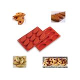 9 Göz Mekik Şekilli Silikon Sabun Çikolata Mum Pasta Kek Kalıbı