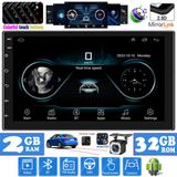 9 İnc Universal Android 13 / 2-32 Gb / Gercek 2Gb.ram 2Din Double Ekran Oto Multimedya Arkasi İnce Kasa