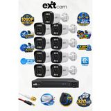 9 Kameralı Güvenlik Kamera Seti 2Mp 1080P Full Hd Ahd – 320Gb Hdd, Renkli Gece Görüşü, Yüz Ve Araç Algılama