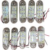 9 LED Parmak Lamba Oval 12V Beyaz Su Geçirmez E Belgeli 10 Adet Fiyatı TAS.018B