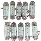 9 LED Parmak Lamba Oval 24V Beyaz Su Geçirmez E Belgeli 10 Adet Fiyatı TAS.018B