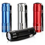 9 Led’li Pilli El Feneri Pratik Ekonomik Aydınlatma Kompakt Günlük Kullanım Wt-036