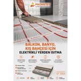 9 m2 Yerden Isıtma Matı – Prometey Elektrikli Zemin Isıtma Sistemi