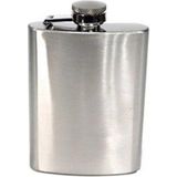 9 Oz Çelik Kanyak Içki Matarası - Çok Renkli - Standart - Düz