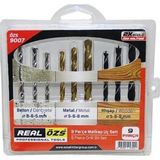 9 PARÇA MATKAP UCU SETİ BETON - METAL - AHŞAP - 5-6-8MM-Findit