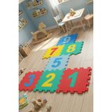 9 Parça Sayılar Puzzle Yer Matı Hem Öğretir Hem Oyun Alanı Hazırlar Oyun Matı Puzzle