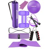 9 Parçalı Pilates Ve Fitness Seti Pilates Minderi, Dambıl, Squat Band Ve Daha Fazlası !