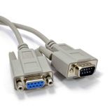 9 Pin Seri RS232 Com Port Dişi Erkek Kablo
