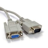 9 Pin Seri RS232 Com Port Dişi Erkek rs232 Kablo 1.5 Metre