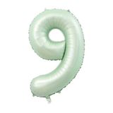 9 Rakam Adaçayı Folyo Balon 34 İnç 76-82 Cm