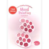 9 Renkli Ruj & Allık Paleti Dasıque Mood Painting Lip & Cheek Palette (#03 Pink Coloring)