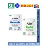 9.Sınıf 2025-2026 Matematik-Biyoloji Video Çözümlü Marif Müfredat Soru Bankası Seti+Kalem